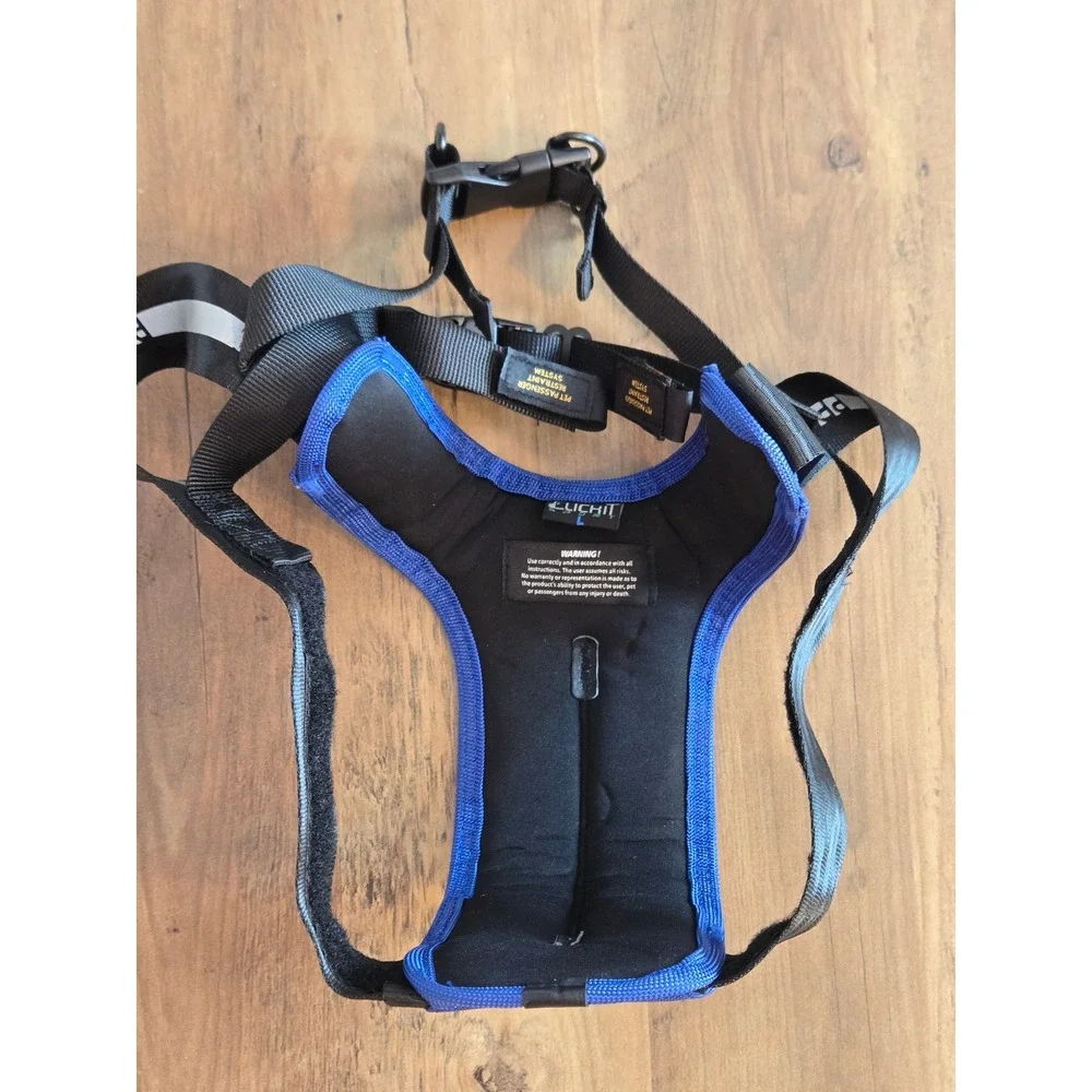 Subaru Edition Sleepypod Clickit Sport Dog Safety Harness Blue Large L